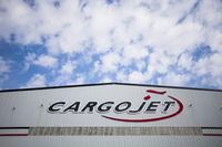 A Cargojet shipping facility is shown at the John C. Munro Hamilton International Airport in Hamilton, Ont., Friday, Feb. 23, 2024. Cargojet Inc. reported a loss in its latest quarter compared with a profit a year earlier as its revenue fell.THE CANADIAN PRESS/Nick Iwanyshyn