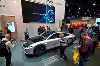 LAS VEGAS, NEVADA - JANUARY 06: The Lightyear 0, a fully solar-powered vehicle is displayed at the Lightyear booth doing CES 2023 at the Las Vegas Convention Center on January 6, 2023 in Las Vegas, Nevada. CES, the world's largest annual consumer technology trade show, runs through January 08 and features about 3,200 exhibitors showing off their latest products and services to more than 100,000 attendees. (Photo by David Becker/Getty Images)