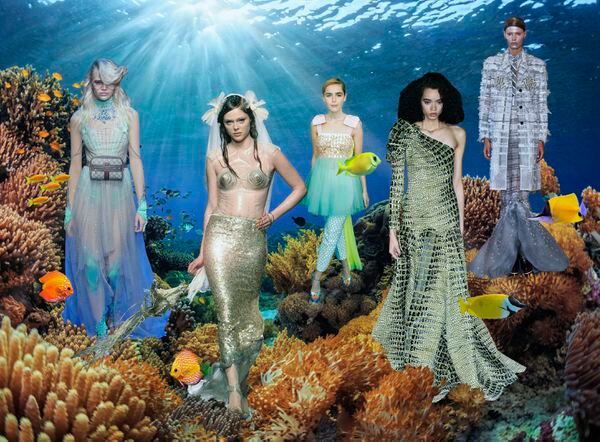 Mermaid mythology making waves in the fashion world - The Globe and Mail