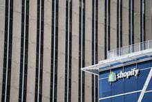 Shopify Inc. headquarters signage is shown in Ottawa on Tuesday, May 3, 2022. THE CANADIAN PRESS/Sean Kilpatrick