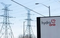TORONTO, : March 9, 2015 -  Power lines run out of the the Hydro One Claireville Transfer Station in Vaughan, Ontario Monday March 9, 2015.  (Tim Fraser for The Globe and Mail)(For The Globe and Mail story by n/a )