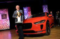 Jaguar Design Director Ian Callum accepts the World Car of The Year Award for the Jaguar I-Pace at the 2019 New York International Auto Show, in New York, on  April 17, 2019.