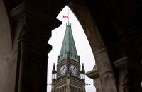 The Peace tower is seen on Parliament Hill, Tuesday, Sept. 20, 2022 in Ottawa. THE CANADIAN PRESS/Adrian Wyld