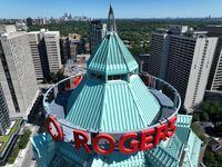 The Rogers Building is seen in downtown Toronto on July 14, 2022.