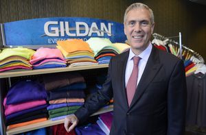 Gildan Activewear Inc. president and CEO Glenn Chamandy poses for a photograph following the apparel manufacturer's annual meeting Thursday, February 5, 2015 in Montreal. THE CANADIAN PRESS/Paul Chiasson