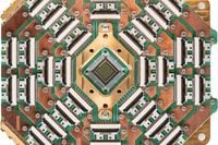 On Tuesday, D-Wave rolled out the latest edition of its hardware, a quantum computer chip that the company says it has re-engineered from the ground up. Handout/D-Wave Systems Inc.