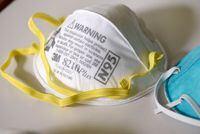 Various N95 respiration masks are seen at a 3M laboratory in Maplewood, Minn., on March 4, 2020.