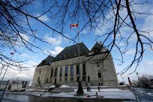 FILE PHOTO: The Supreme Court building is pictured in Ottawa March 21, 2014. REUTERS/Chris Wattie/File Photo