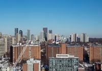 View looking north towards row of condos and apartment buildings, from King St. East and Berkley St. in Toronto, January 31, 2019. Condominiums and those under construction in Toronto. Photo by Fred Lum / The Globe and Mail