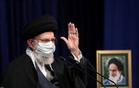 Iran's Supreme Leader Ayatollah Ali Khamenei speaks in Tehran, on Feb. 17, 2021.