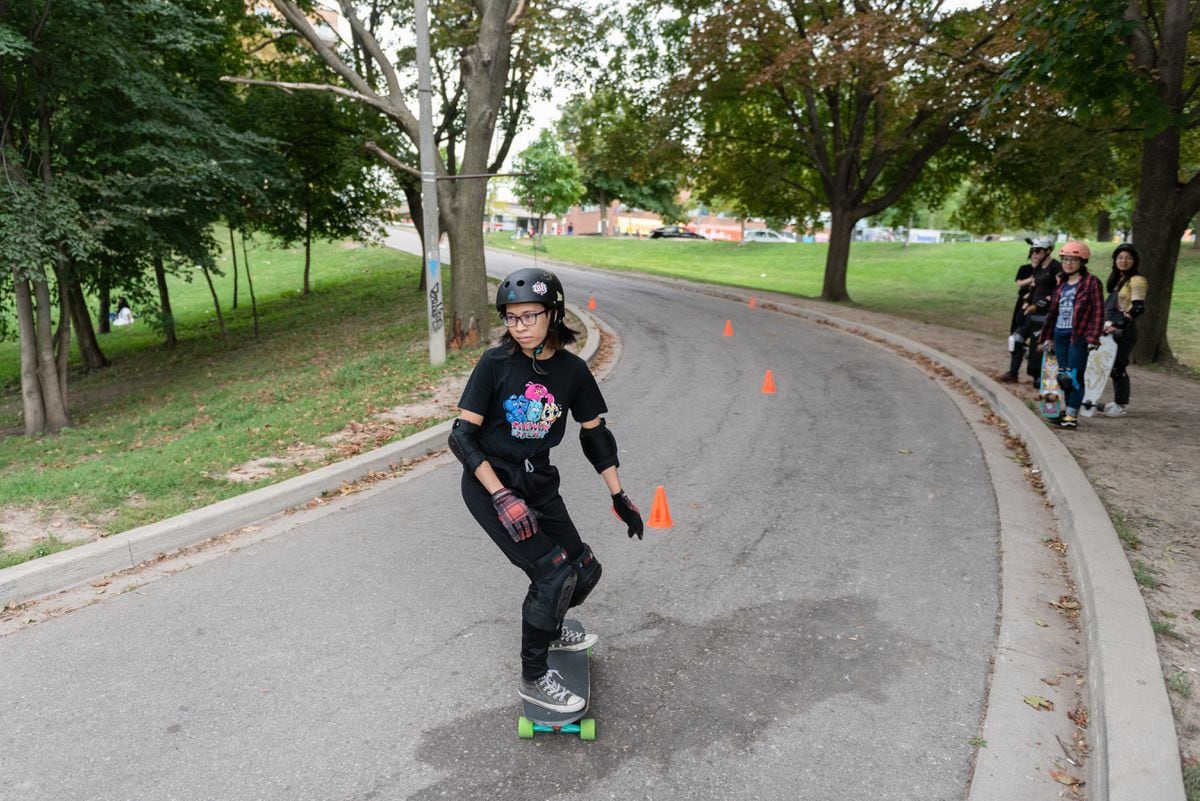 Girls’ longboarding groups host ninth annual event