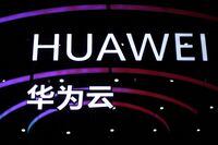 FILE PHOTO: Letterings that form the name of Chinese smartphone and telecoms equipment maker Huawei are seen during Huawei Connect in Shanghai, China, Sept. 23, 2020. REUTERS/Aly Song/File Photo