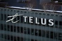 The Telus Corporation logo is seen on the outside of the company's headquarters in downtown Vancouver, on Thursday, January 19, 2023. Telus says it's offering buyouts to a large group of employees and anticipates several hundred workers will take them. THE CANADIAN PRESS/Darryl Dyck