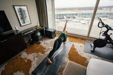 Fairmont Fairmont Vancouver Airport - Fit on the Fly Suite - Room Yoga.jpg