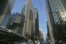 Toronto's financial district in August of 2014.