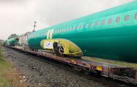 Boeing 737 fuselages sent from Spirit Aerosystems in Wichita, Kansas sit in a BNSF rail siding near Boeing’s Factory in Renton, Washington, U.S. May 16, 2019.  Picture taken May 16, 2019.  REUTERS/Eric Johnson