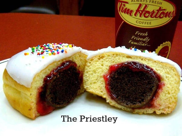 Tim Hortons, Jason Priestley and the doughnut mash-up you have to see - The  Globe and Mail