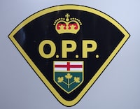 Ontario Provincial Police say they have laid hundreds of charges in a series of investigations into child sexual abuse. An OPP logo is shown in Barrie, Ont., on Wednesday, April 3, 2019. THE CANADIAN PRESS/Nathan Denette