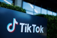 FILE PHOTO: A view shows the office of TikTok after the U.S. House of Representatives overwhelmingly passed a bill that would give TikTok's Chinese owner ByteDance about six months to divest the U.S. assets of the short-video app or face a ban, in Culver City, California, March 13, 2024.  REUTERS/Mike Blake/File Photo