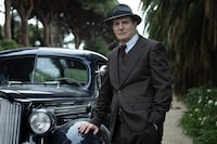 MARLOWE (2023). Set in late 1930’s Los Angeles, Marlowe centers around a down on his luck detective; Philip Marlowe, played by Liam Neeson (shown), who is hired to find the ex-lover of a glamorous heiress (Diane Kruger), daughter of a well-known movie star (Jessica Lange). Courtesy of VVS