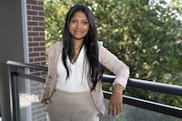 Lecturer Roopa Reddy poses for a portrait in Toronto, on Tuesday, August 29, 2023. THE CANADIAN PRESS/Arlyn McAdorey