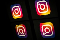 (FILES) This picture taken on September 28, 2020 shows the logo of the social network Instagram on a smartphone, in Toulouse, southwestern France. Facebook and Instagram giant Meta announces new measures on Instagram to protect minors from blackmail with intimate photos, on April 11, 2024. (Photo by Lionel BONAVENTURE / AFP) (Photo by LIONEL BONAVENTURE/AFP via Getty Images)