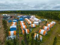 The Esker mining camp owned by Ring of Fire Metals.The date of the picture was Sept 2022.
 Credit is Ring of Fire Metals.