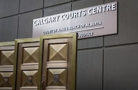 The Calgary Courts Centre is pictured in Calgary, Alta., Tuesday, Feb. 20, 2024. THE CANADIAN PRESS/Jeff McIntosh