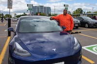 Sylvester Caprietar, an Uber driver in the Greater Toronto Area, says his Tesla saves him a lot of money and fetches him better fares and tips. 


Photo credit: Chris Tanouye (freelancer)