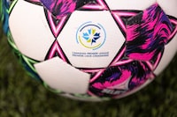 Canadian Soccer Business is taking legal action against Mediapro, its media partner, over breach of contract. The CSB, whose ownership group and board includes the Canadian Premier League owners, looks after marketing and broadcast rights for both the Canadian Premier League and Canada Soccer. The Canadian Premier League logo is seen on a game ball at Tim Hortons Field in Hamilton, Tuesday, May 9, 2023. THE CANADIAN PRESS/Nick Iwanyshyn