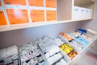 British Columbia's auditor general has released a report on two key government programs aimed at curbing the death toll from the toxic drug crisis. Drug injection supplies are pictured inside the Fraser Health supervised consumption site in Surrey, B.C. Tuesday, June 6, 2017. THE CANADIAN PRESS/Jonathan Hayward