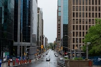 Office buildings are seen in the downtown core of Ottawa, Ont., on Tuesday, June 7, 2022. Spencer Colby/The Globe and Mail