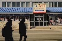 Flair College of Management and Technology FCMT in Brampton, Ont.,  Friday Feb. 2, 2024. (Christopher Katsarov/The Globe and Mail)