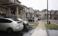 A home for sale on Conarty Cres. in Whitby, Ont., is photographed photographed on Jan 4, 2023. 