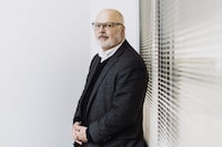 President and CEO of Searchlight Pharma Mark Nawacki photographed at their Mississauga Ontario office on April 2, 2024. 
Drug company Apotex Inc. has signed a deal to buy Searchlight Pharma Inc.
(Carlos Osorio/The Globe and Mail) 