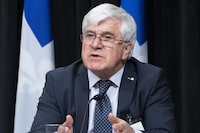 Michel Bureau, president of the commission on end-of-life care, attends a news conference in Quebec City on Wednesday, April 3, 2019. As the number of people receiving medical assistance in dying in Quebec rises, the head of the provincial commission that monitors the practice says he worries it's no longer being seen as a last resort. Bureau said he worries the public has stopped seeing MAID as an exceptional practice for people with incurable illnesses whose suffering is unbearable. THE CANADIAN PRESS/Jacques Boissinot