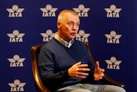 FILE PHOTO: Willie Walsh, Director General of the International Air Transport Association (IATA) speaks during an interview with Reuters in Istanbul, Turkey June 3, 2023. REUTERS/Dilara Senkaya/File Photo
