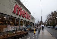 A Metro grocery store is pictured near Spadina Ave/Bloor St in Toronto on March 6, 2024 (Laura Proctor/The Globe and Mail)