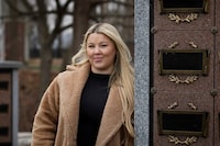 Eirene co-founder Mallory Greene, photographed at Bayview Cemetery & Mausoleum in Burlington, Ont., is disrupting the industry by offering online cremation arrangement services.