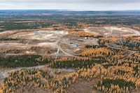 Pickle Crow Gold Project.

Auteco Minerals Chairman Ray Shorrocks' bold prediction from last October that his Pickle Crow Gold Project could reach the two-million-ounce mark in resources by this winter has apparently come to pass.

The Australian gold explorer, which is poking around the former Pickle Crow Mine near Pickle Lake, announced a new resource estimate for its project, which now stands at 2.23 million ounces, averaging 7.89 grams of gold per tonne, all in the inferred category. The resource update was compiled from 30,000 metres of drill data. Taken from the following article which has more information.  https://www.northernontariobusiness.com/industry-news/mining/auteco-has-plenty-to-crow-about-in-pickle-lake-5069224

Ring of Fire, James Bay Lowlands, Northern Ontario Canada, 2015. 

This 5000 sq. km. vast area in the far north of Ontario is equally valued for hosting one the largest intact peatlands remaining on the planet - the most effective terrestrial ecosystem for sequestering carbon and therefore one of our best defences against climate change - as well as for their, so far largely undeveloped, mineral deposits.

51°30'4" N 90°2'47" W