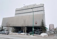 The Yellowknife courthouse is seen in Yellowknife on Tuesday, March 28, 2023. A Northwest Territories Supreme Court justice has ordered that Lutsel K'e Dene First Nation companies be put in the care of a receiver-manager as the First Nation accuses the head of its business arm of misappropriating millions of dollars through self-dealing. THE CANADIAN PRESS/Emily Blake