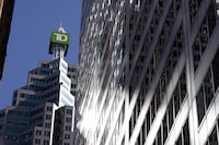 TD Bank photographed in downtown Toronto, photographed on  May 24, 2023  (Ammar Bowaihl/The Globe and Mail)