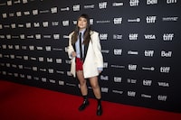 <p>Devery Jacobs poses for a photograph on the red carpet for the movie "Backspot" at the Toronto International Film Festival in Toronto, on Friday, September 8, 2023. THE CANADIAN PRESS/Andrew Lahodynskyj</p>