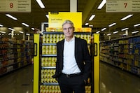 CEO of Loblaws, Per Bank poses for a photograph at a store in Mississauga, Tuesday Jan. 30, 2024. (Christopher Katsarov/The Globe and Mail)�