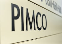 A Pacific Investment Management Co (PIMCO) sign is shown in Newport Beach, California, August 4, 2015