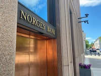FILE PHOTO: A view shows the building of Norway’s central bank (Norges Bank) in Oslo, Norway, June 23, 2022.  REUTERS/Victoria Klesty