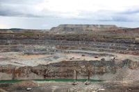 An Acacia Mining operation mine in northeast Tanzania.