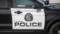 A police vehicle is seen at Calgary Police Service headquarters in Calgary on April 9, 2020. THE CANADIAN PRESS/Jeff McIntosh