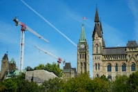 Parliament Hill in Ottawa on Monday, Aug. 21, 2023. THE CANADIAN PRESS/Sean Kilpatrick
