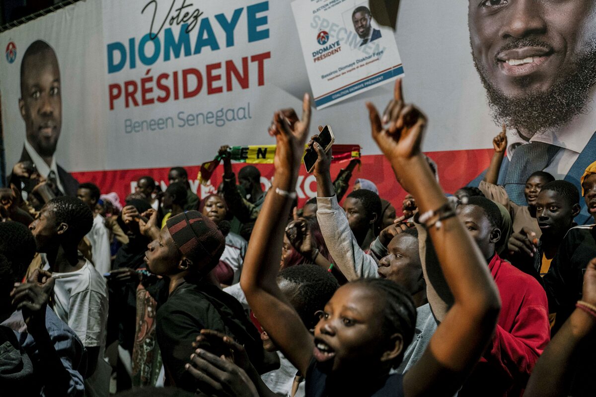 El candidato de la oposición Faye lidera las elecciones presidenciales de Senegal.